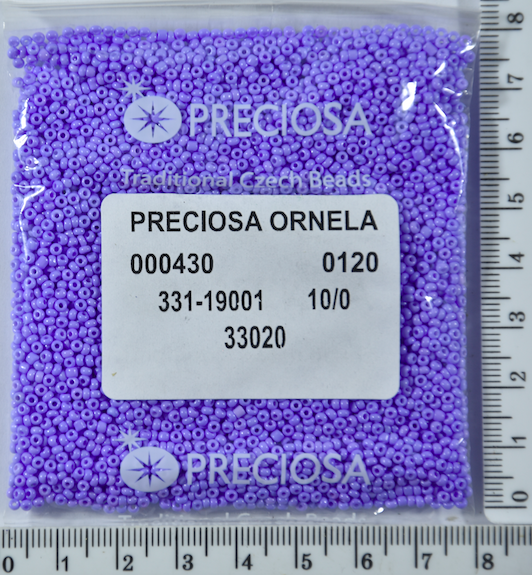 

Бисер PRECIOSA №10/0 натурал №33020 пакет 50 грамм уп=1пакет