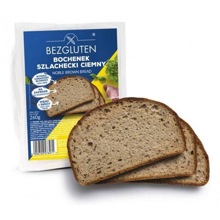 

Хлеб черный благородный без глютена 260г Bezglutex Bezgluten
