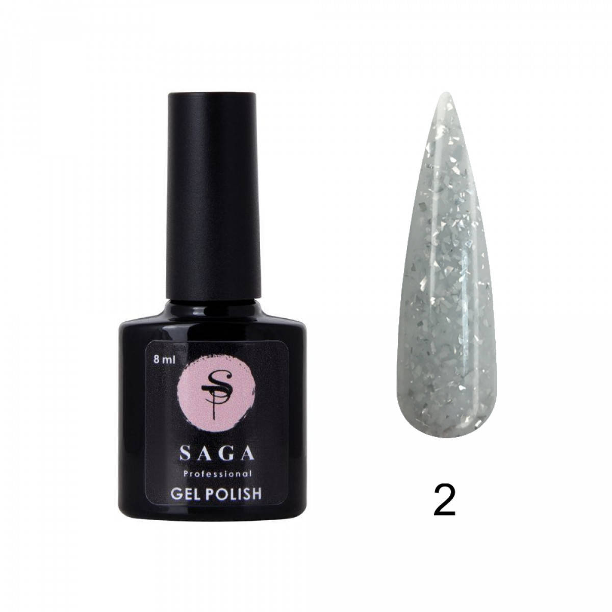 

База с поталью Saga Professional Leaf Base №2, 8мл