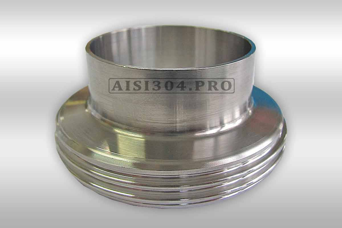 

Штуцер резьбовой Dn 25 из нержавеющей стали AISI 304