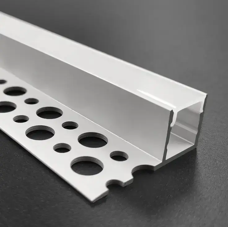 

Комплект. Профиль под штукатурку или плитку для светодиодной ленты 15х35 мм внешний угол 3 метра, Серый