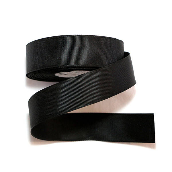 

Стрічка репсова 6 мм, 18 м, чорний