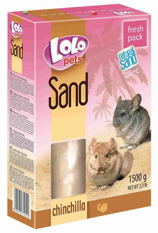 

Пісок для шиншил Lolo Pets 1,5 кг