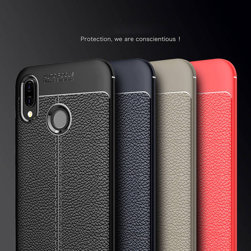 

TPU чехол накладка Tiger для Huawei P Smart 2019 (4 цвета) черный