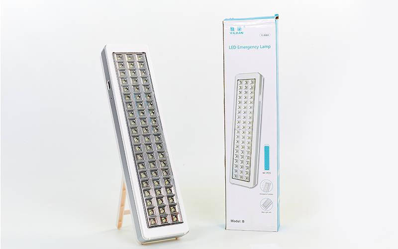 

Фонарь аккум. аварийный светодиодный переносн. TY-8684A (60 led, на бат. (3C), аккум, р-р 43,5х10см)