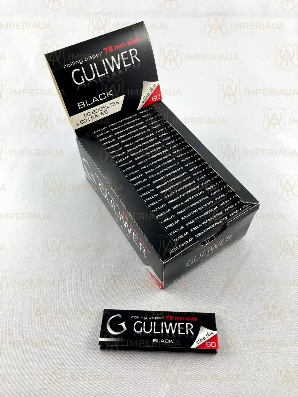 

Бумага для самокруток GULIWER BLACK