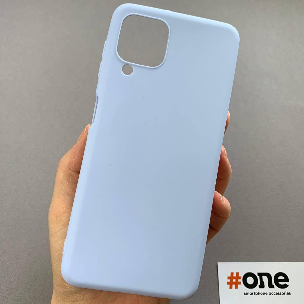 

Чехол для Samsung Galaxy M32 цветной яркий плотный однотонный чехол на телефон самсунг м32 голубой Plain
