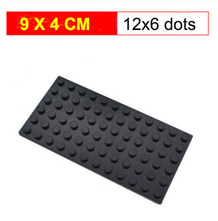 

Базова пластина для ЛЕГО, LEGO поле 9х4 см (черный)