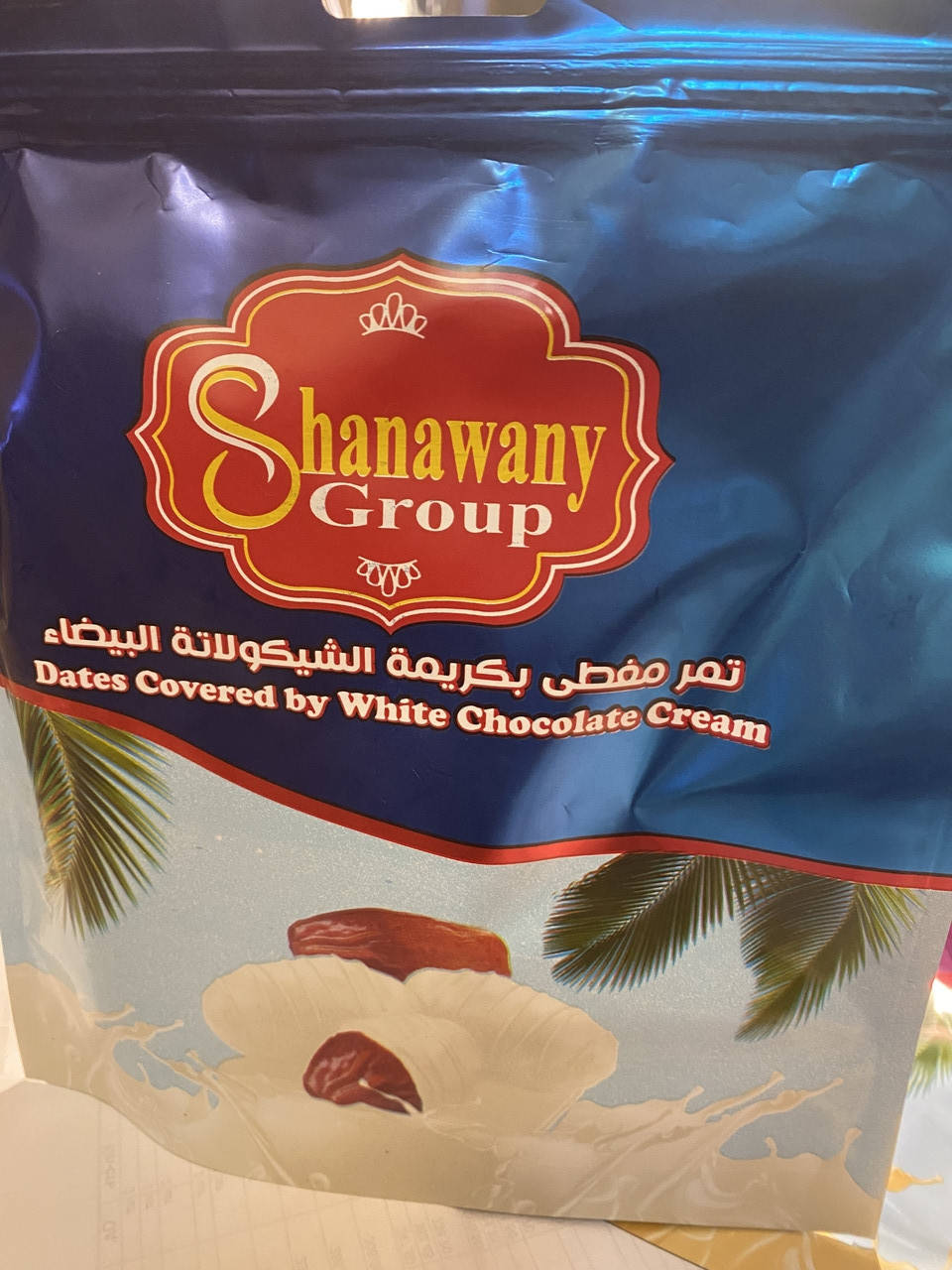 

Shanawany Group-Финики в белом шоколадном креме Египет Оригинал