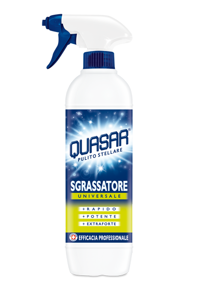 

Универсальное чистящее средство QUASAR SGRASSATORE обезжириватель с распылителем 650 мл