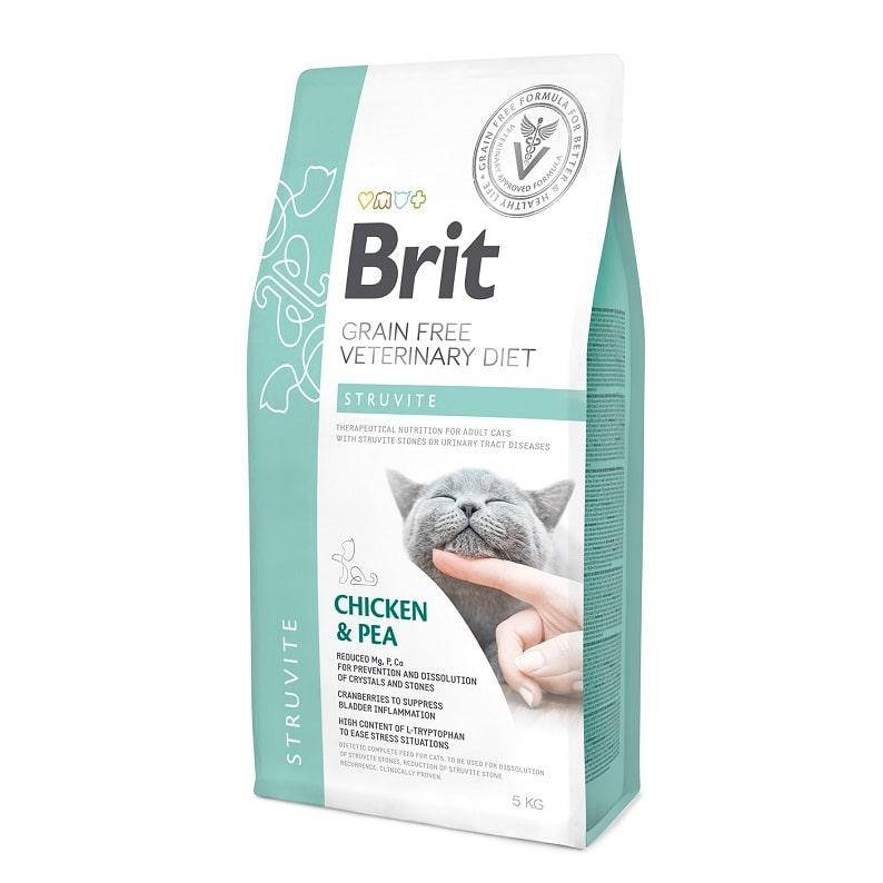 

Brit Veterinary Diet Cat Grain free Struvite 0,4кг - беззерновая диета при МКБ
