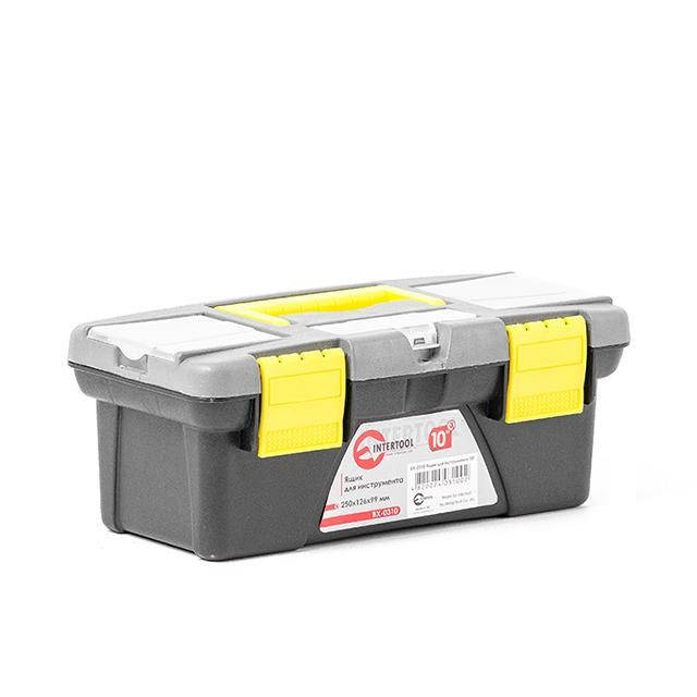 

Ящик для инструмента 10" 250*126*99 мм. INTERTOOL BX-0310