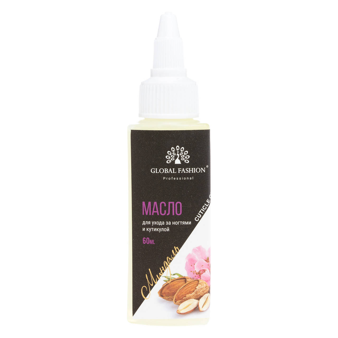 

Масло для кутикулы Global Fashion Almond c ароматом миндаля, 60 мл