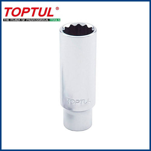 

Головка торцевая 27 мм TOPTUL 1/2" длинная 12-гранная BAEF1627