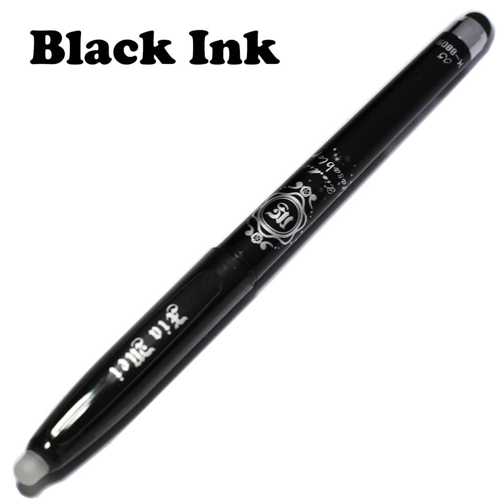 

Гелевая ручка Пиши-стирай черная 0,5 мм Erasable Gel pen