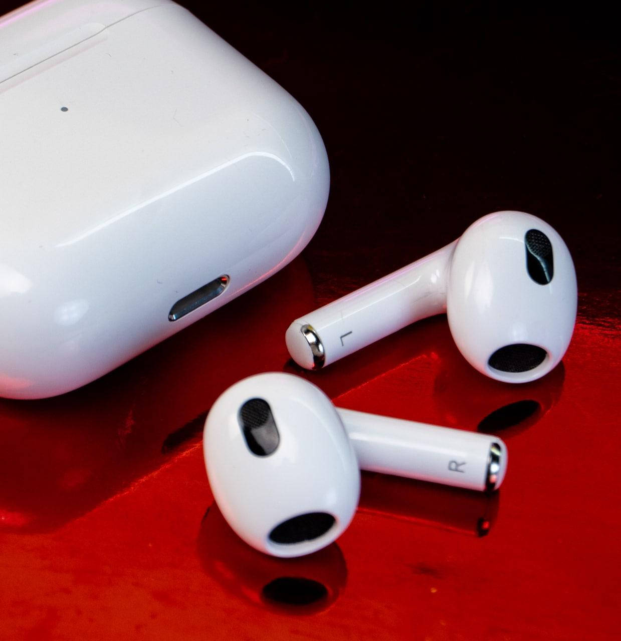 

Беспроводные сенсорные наушники для телефона AirPods 3, Белый