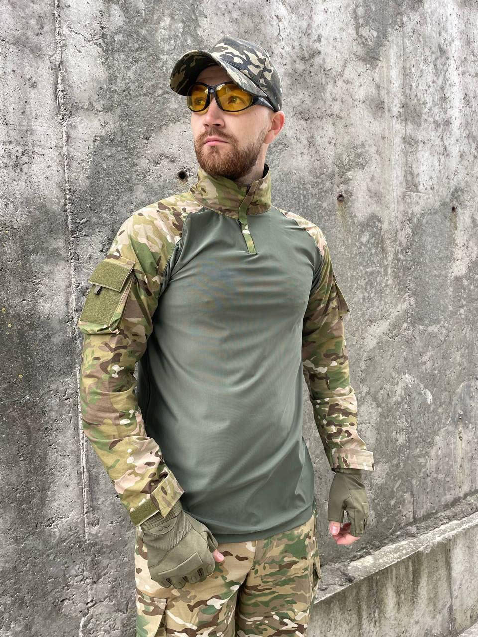 

Боевая рубашка Убакс- МУЛЬТИКАМ КАМУФЛЯЖ CoolPass летняя