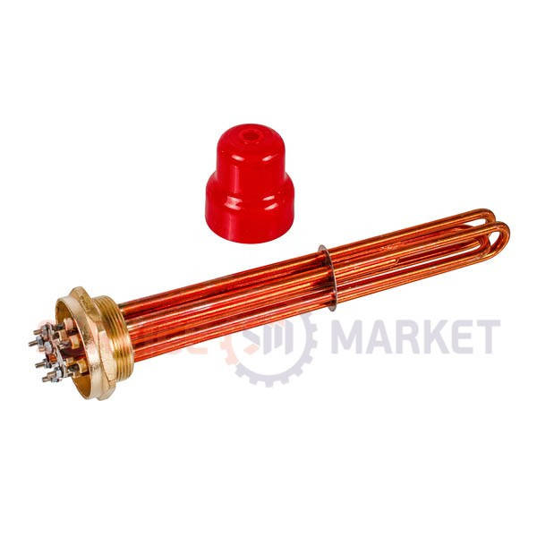 

Блок тэнов 6000W 380V (медный), L=330mm гайка 2" для электрического котла BALCIK