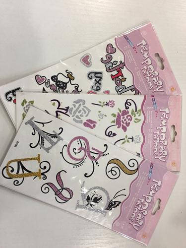 

Тату для тела цветное Temporary Tattoos