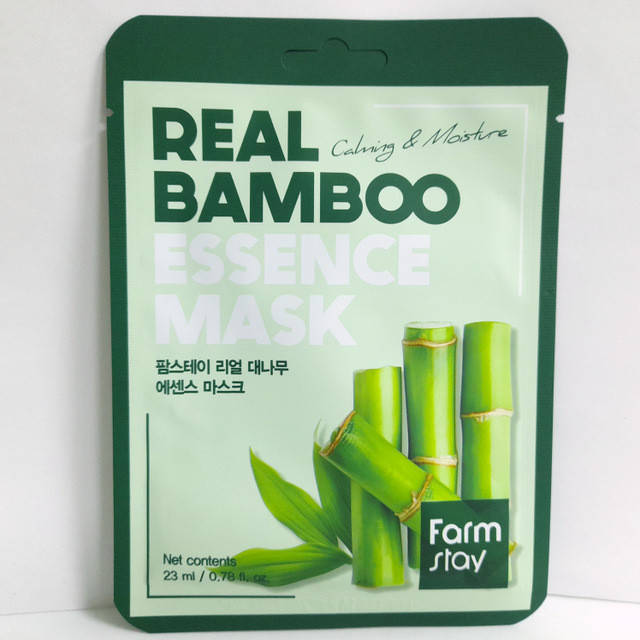

Тканевая маска для лица увлажняющая с экстрактом бамбука FarmStay Real Bamboo Essence Mask
