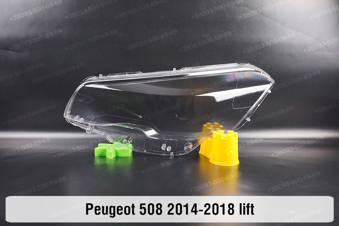 

Стекло фары Peugeot 508 (2014-2018) I поколение рестайлинг левое