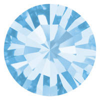 

Пришивные стразы в цапах Preciosa (Чехия) ss20 Aquamarine/золото, Голубой