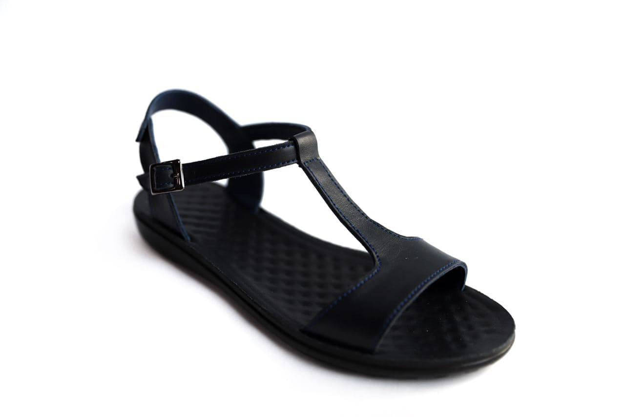 

Кожаные чёрные женские босоножки Тибет