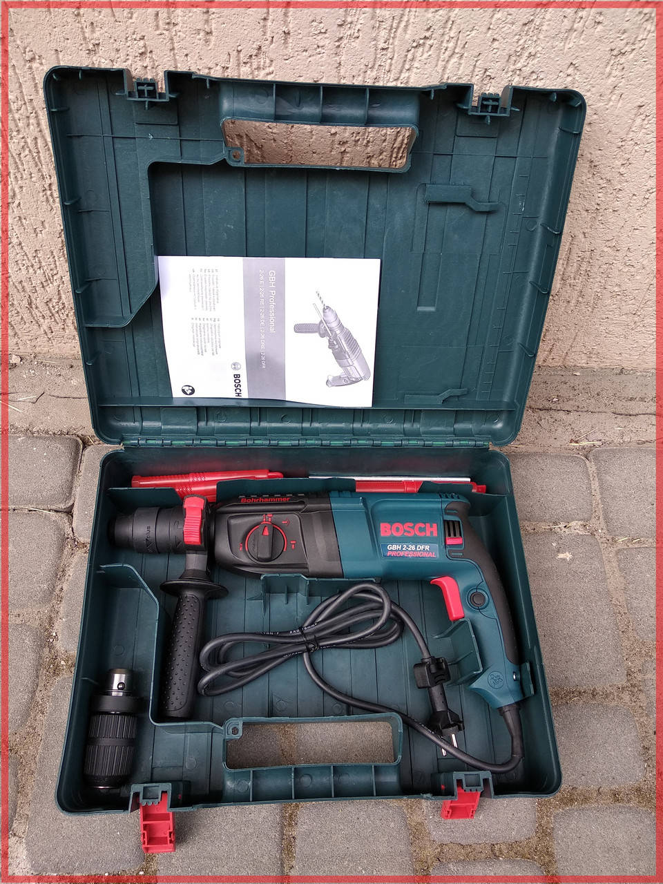 

Перфоратор BOSCH GBH 2-26 DRE, Сменный патрон + Кейс в комплекте