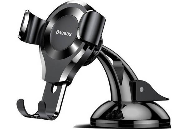 

Автомобильный держатель Baseus Osculum Type Gravity Car Mount Black, Черный