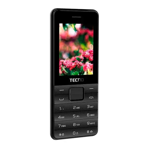 

Кнопочный телефон Tecno T372 Black Triple SIM, Черный