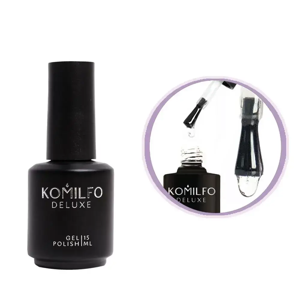 

База Komilfo Rubber Base Coat – каучуковая база для гель-лака, 15 мл