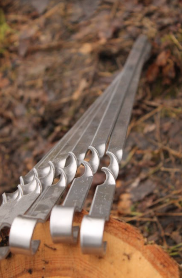 

Шампура для люля кебаба из нержавеющей стали на пикник туристические Шампура из нержавейки 15 мм