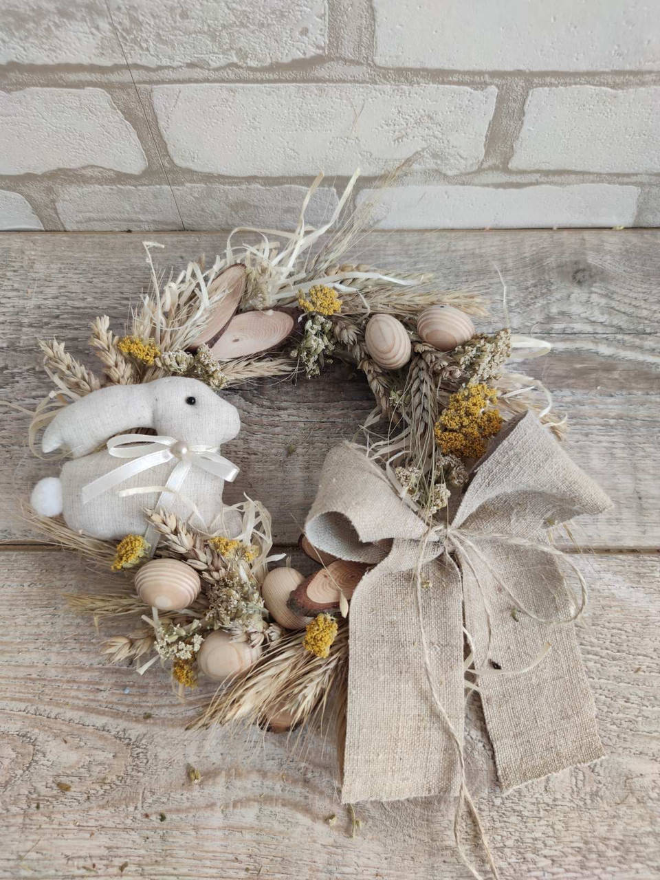 

Венок пасхальный, натуральные материалы. Д-25см Цена 250грн