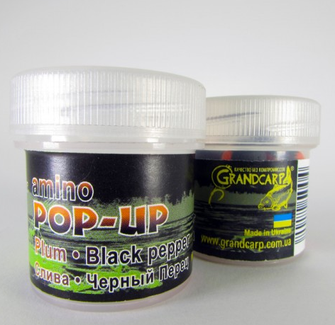 

Amino POP-UP two-flavor PLUM•BLACK PEPPER (СЛИВА•ЧЕРНЫЙ ПЕРЕЦ) Ø10 мм