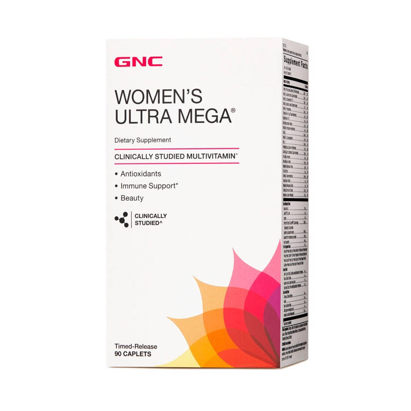 

Витамины и минералы GNC Women's Multivitamin Ultra Mega, 90 каплет