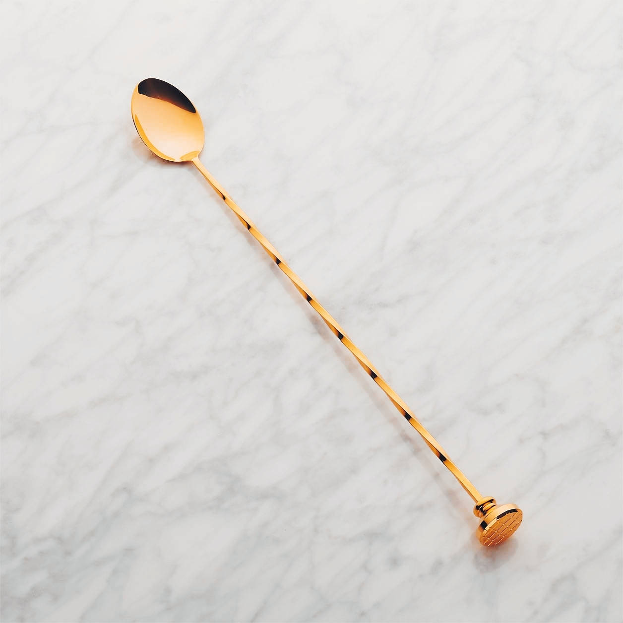 

Ложка барная с мадлером и бронзовым покрытием L 290 мм (шт)