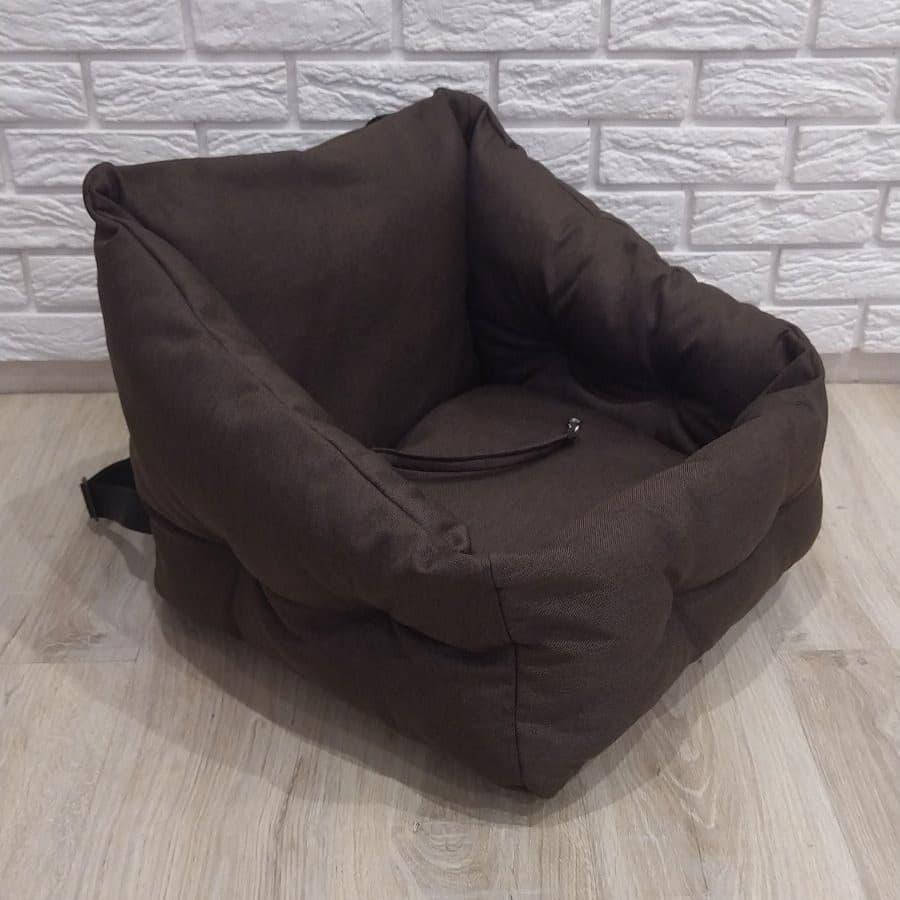 

Автокресло для собак. Коричневое 45*50 см