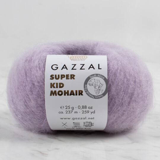 

Пряжа Gazzal Super Kid Mohair 64413 сирень (Газзал Супер Кид Мохер)