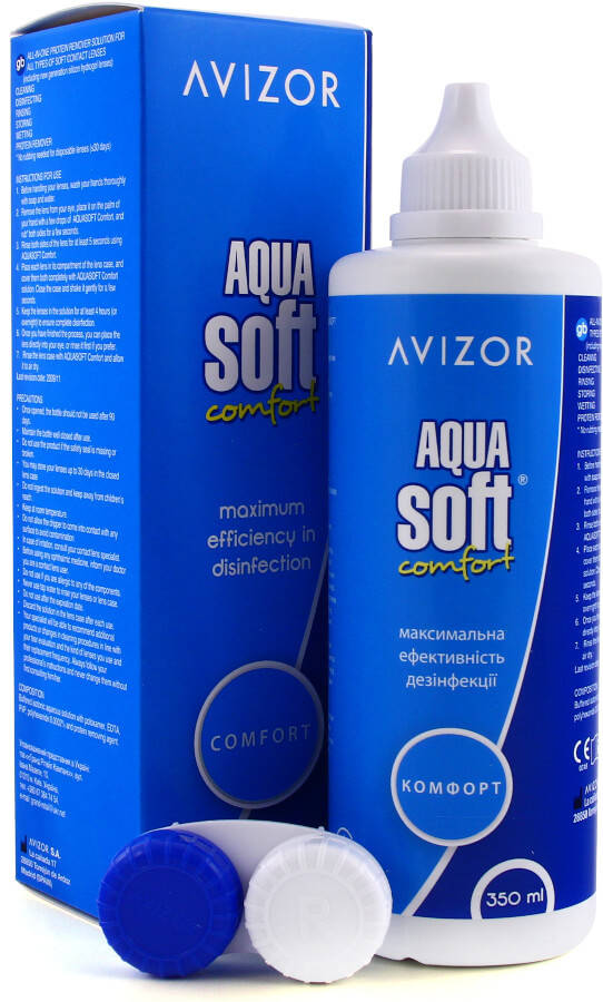 

Раствор мультифункциональный Avizor AquaSoft Comfort 350 мл
