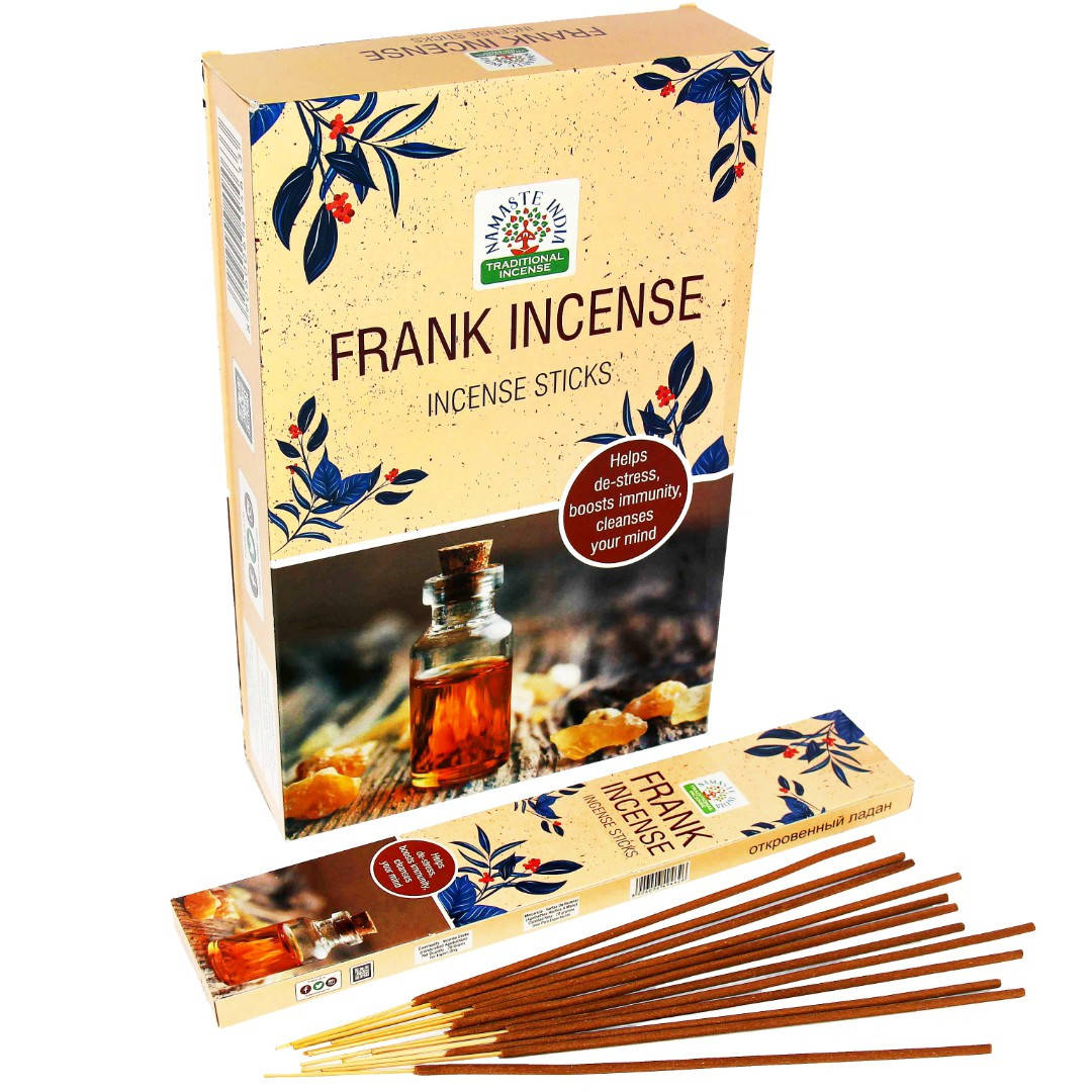 

Благовония Откровенный Ладан Frank Incense ORKAY, 20 грамм (10-12 шт.)