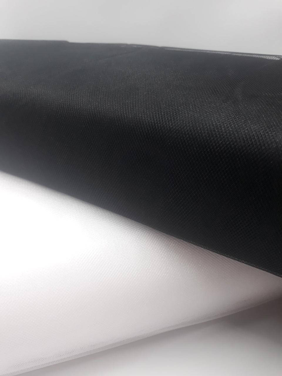 

Фатин с блеском черный