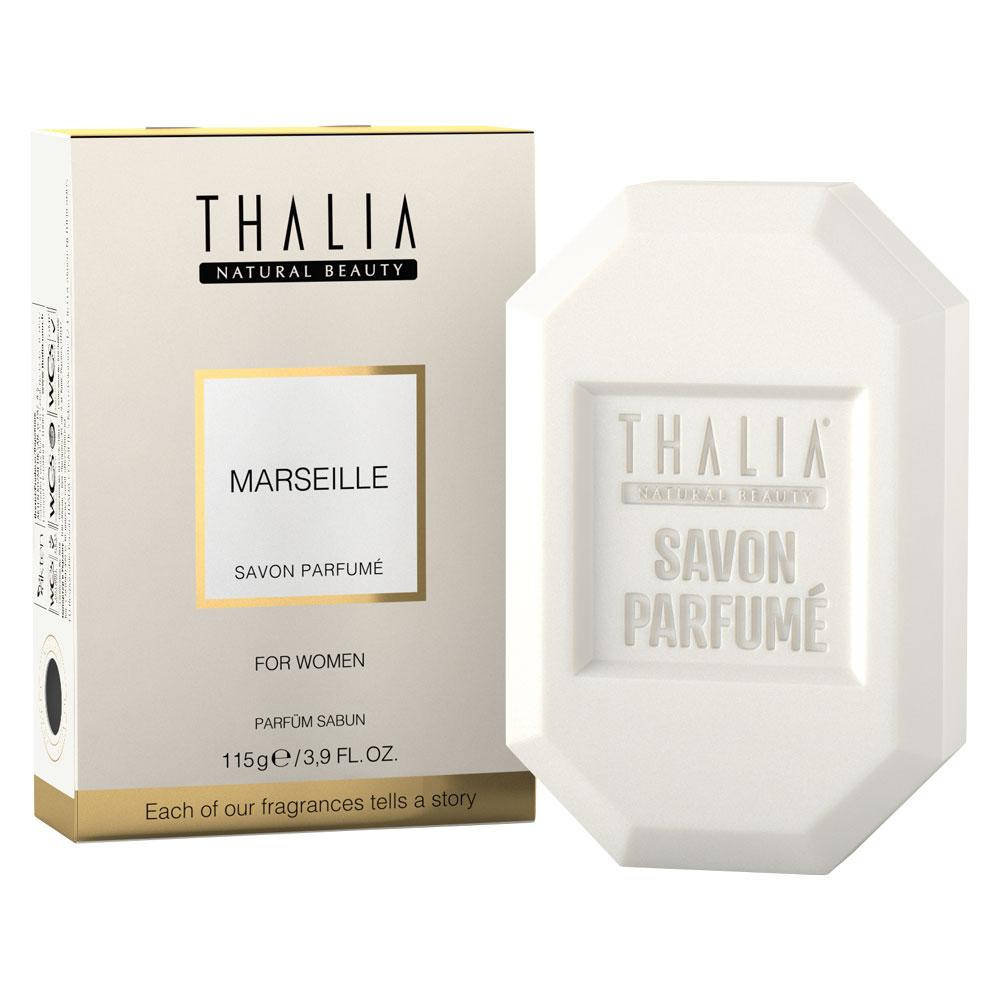

Натуральное парфюмированное мыло для женщин MARSEILLE THALIA 115 г