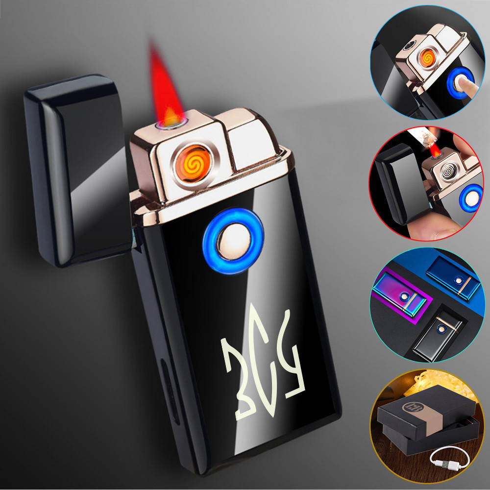 

Зажигалка usb + турбо ЗСУ в подарочной упаковке Lb-33521, Разные цвета