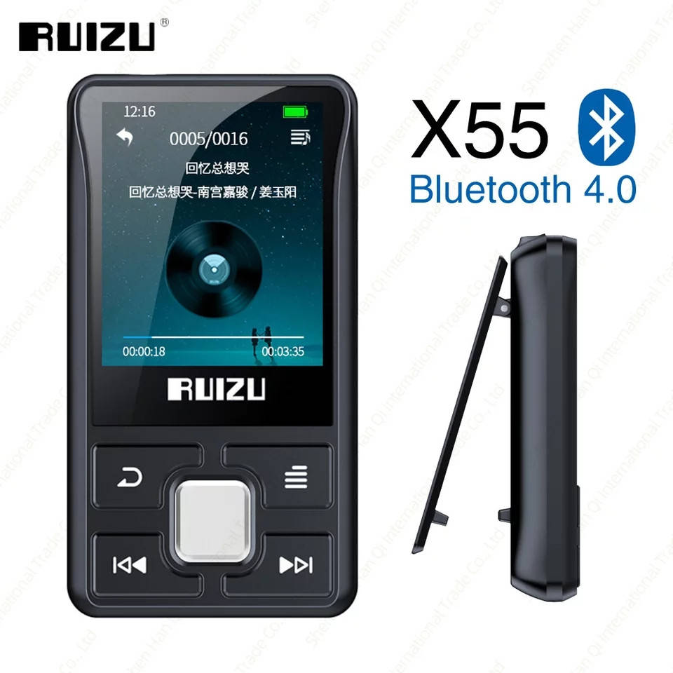 

MP3-плеер RUIZU X55 8 ГБ Lossless FLAC Bluetooth