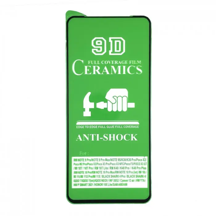 

Стекло защитное CERAMiCS 9D для Xiaomi 11T / 11T Pro- черный