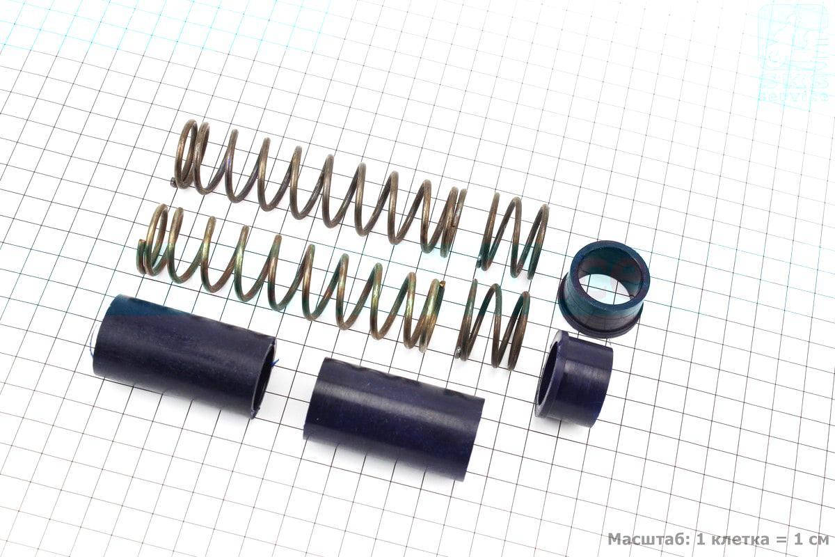 

Ремонтный комплект передней вилки Yamaha JOG - втулки 4шт под шток 22,0мм + пружины 4шт (339372)