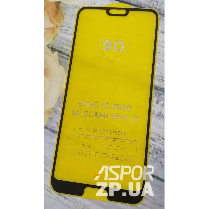 

Стекло защитное Full Glue 9D TRIPLEX для Huawei P20- черный