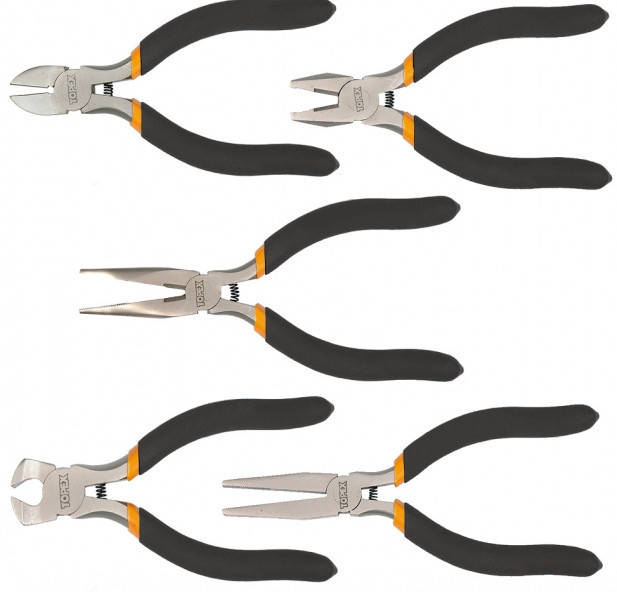 

Набор прецизионного шарнирно-губцевого инструмента 5шт, TOPEX (32D755)