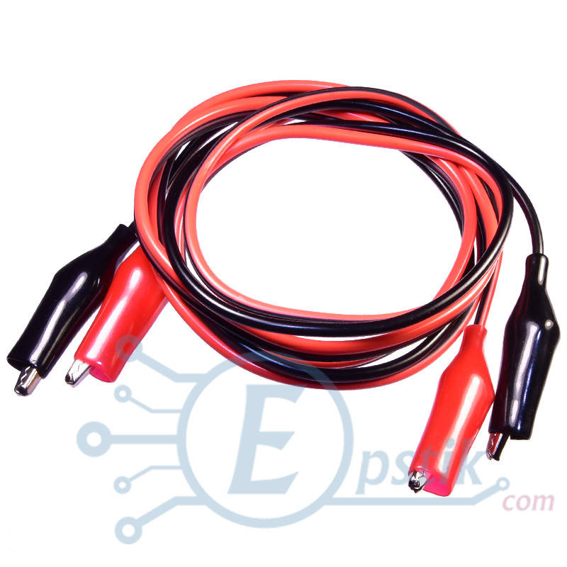 

Кабель с крокодилами 1 метр, пара