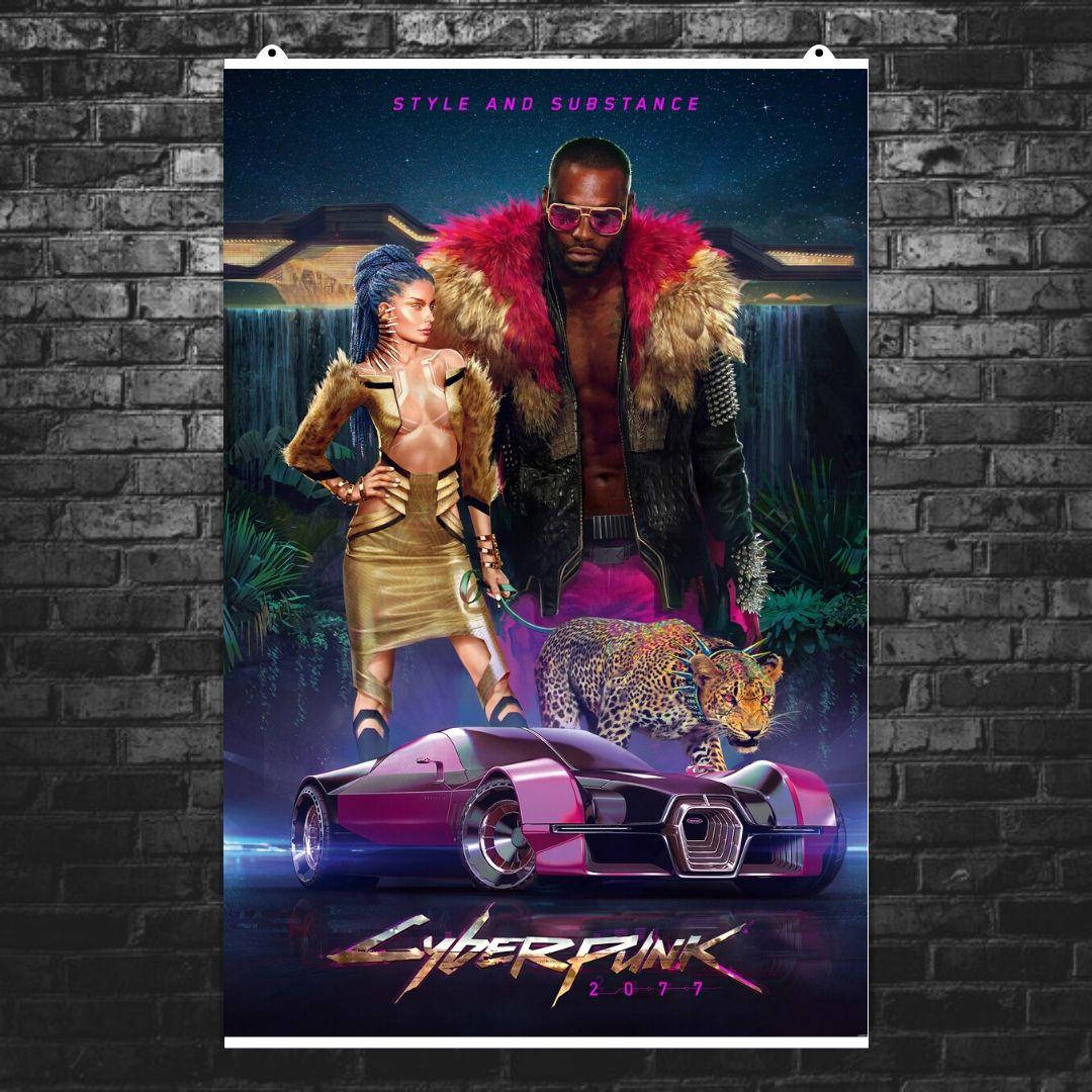 

Постер "Cyberpunk 2077", плакат №5. Размер 42x28см (A3). Полуглянец